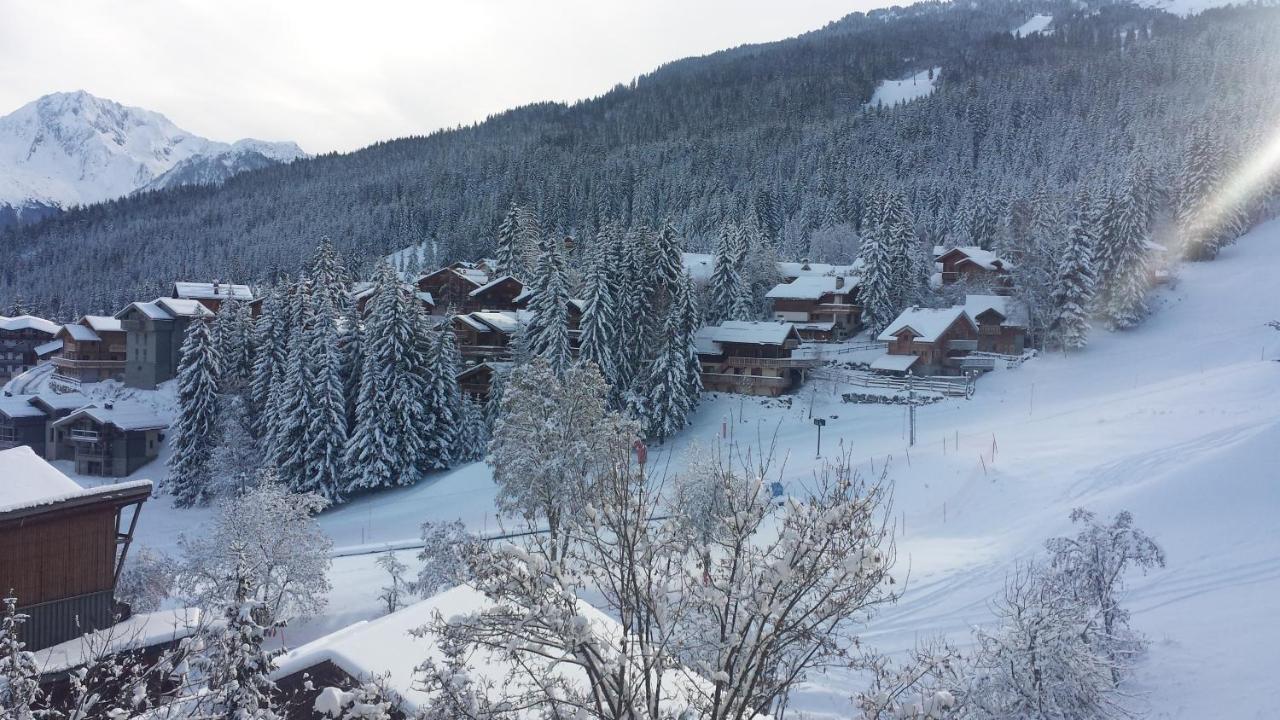 Appartement En Residence Skis Aux Pieds Avec Sauna Courchevel Exterior photo